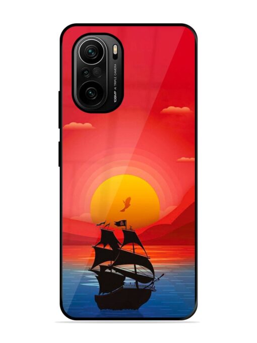 Sunset Sail Glossy Metal Phone Cover for Xiaomi Mi 11X Pro (5G)