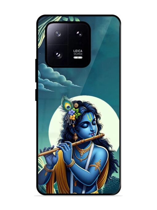 Krishna's Divine Flute Glossy Metal Phone Cover for Xiaomi Mi 13 Pro (5G)