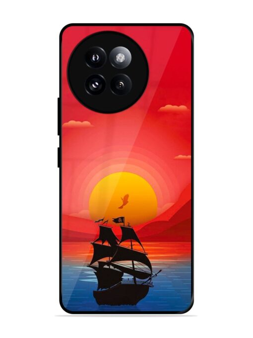 Sunset Sail Glossy Metal Phone Cover for Xiaomi Mi 14 Civi (5G) Zapvi