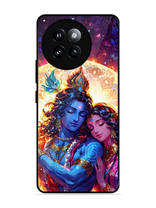 Radha Krishna Art Glossy Metal Phone Cover for Xiaomi Mi 14 Civi (5G) Zapvi