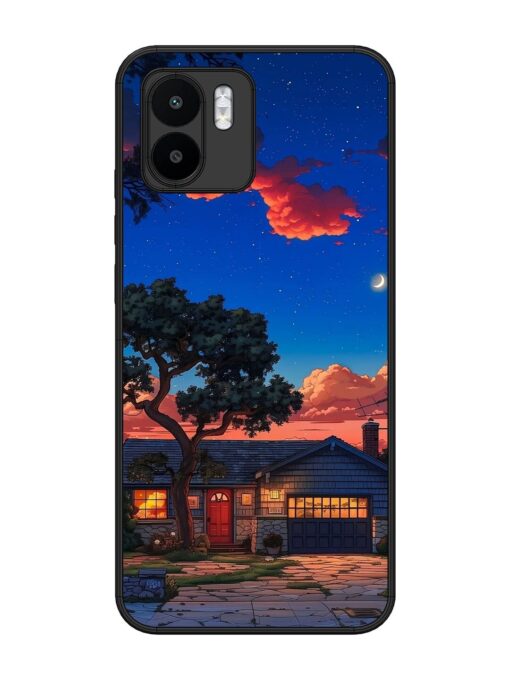 Serene Suburban Twilight Glossy Metal Phone Cover for Xiaomi Mi A1