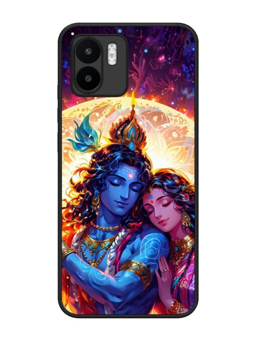 Radha Krishna Art Glossy Metal Phone Cover for Xiaomi Mi A1