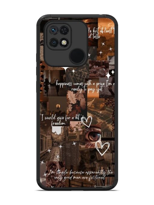 Melancholy Aesthetic Glossy Metal Phone Cover for Xiaomi Redmi 10 Zapvi