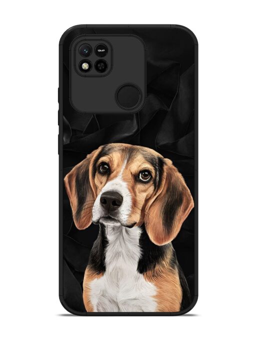 Beagle Portrait Glossy Metal Phone Cover for Xiaomi Redmi 10A Zapvi