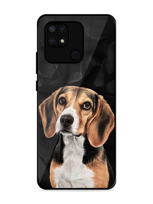 Beagle Portrait Glossy Metal Phone Cover for Xiaomi Redmi 10 Power Zapvi