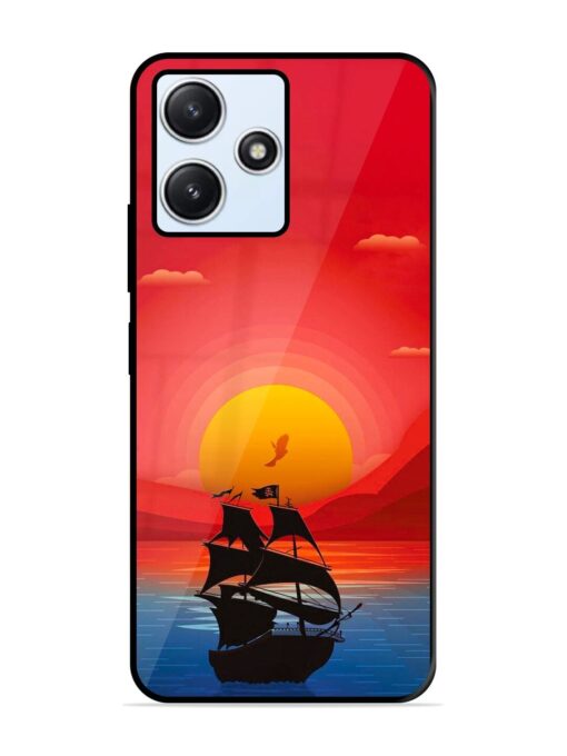 Sunset Sail Glossy Metal Phone Cover for Xiaomi Redmi 12 (5G)