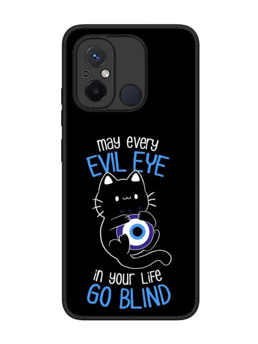 May every evil eye in your life go blind Glossy Metal Phone Cover for Xiaomi Redmi 12C Zapvi