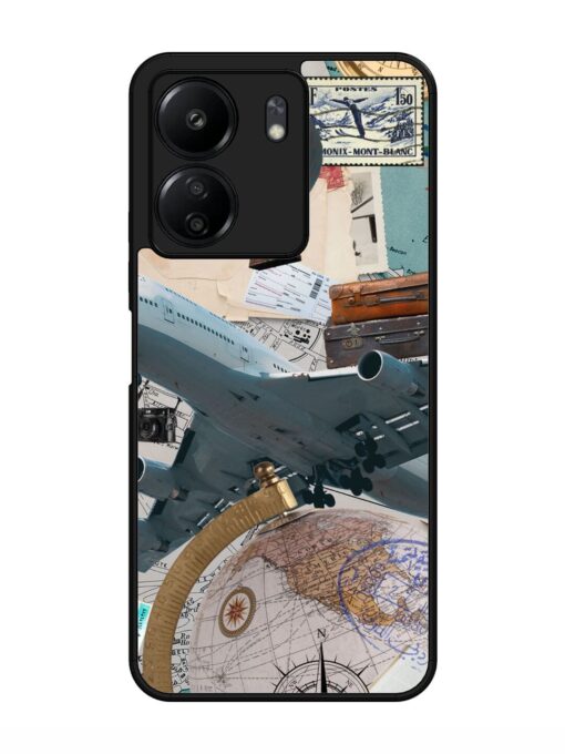 Adventure Awaits Glossy Metal Phone Cover for Xiaomi Redmi 13C (4G)