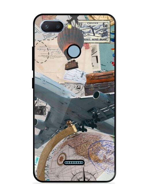 Adventure Awaits Glossy Metal Phone Cover for Xiaomi Redmi 6 Zapvi