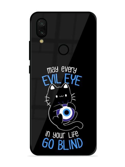 May every evil eye in your life go blind Glossy Metal Phone Cover for Xiaomi Redmi 7