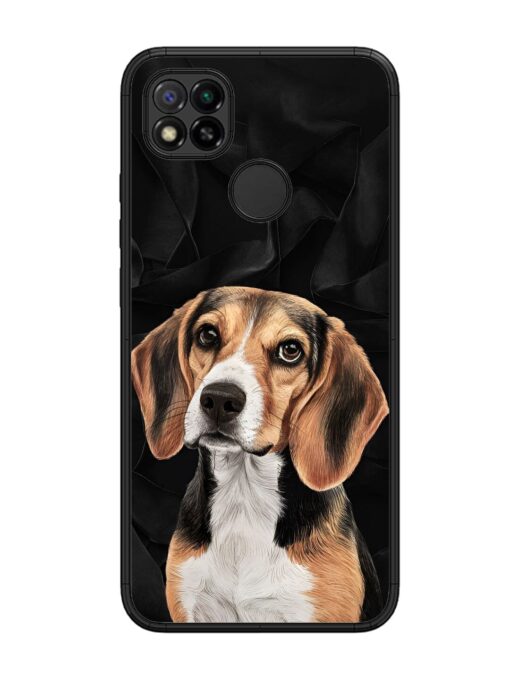 Beagle Portrait Glossy Metal Phone Cover for Xiaomi Redmi 9