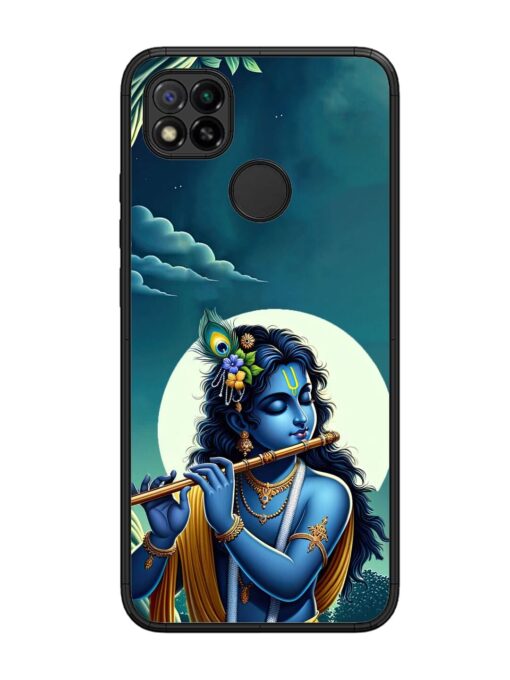 Krishna's Divine Flute Glossy Metal Phone Cover for Xiaomi Redmi 9