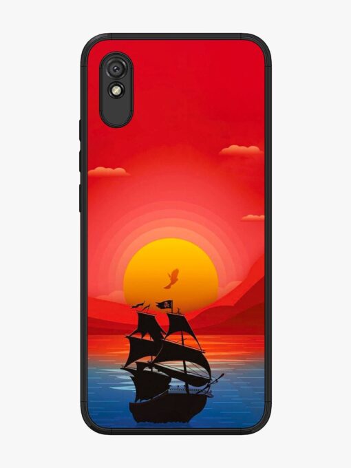 Sunset Sail Glossy Metal Phone Cover for Xiaomi Redmi 9A