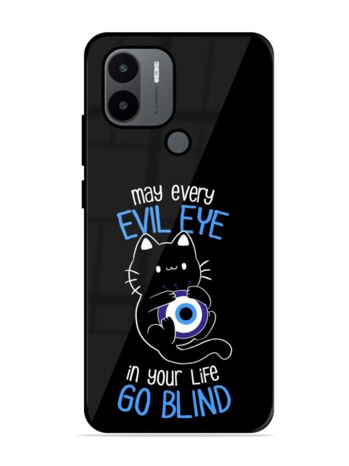 May every evil eye in your life go blind Glossy Metal Phone Cover for Xiaomi Redmi A1 Plus