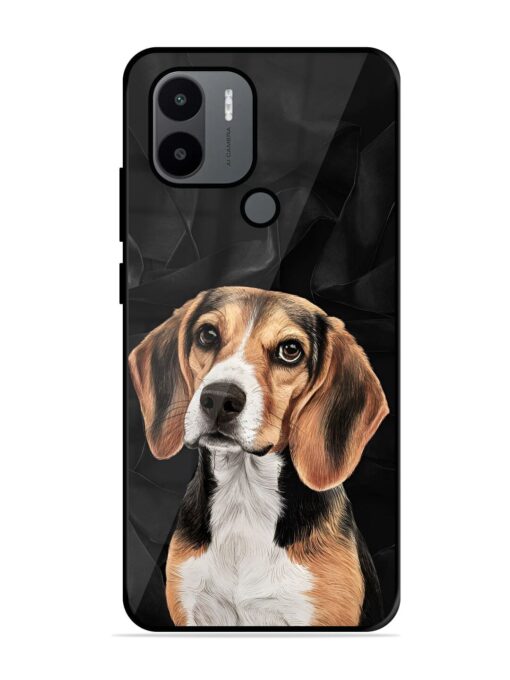 Beagle Portrait Glossy Metal Phone Cover for Xiaomi Redmi A1 Plus