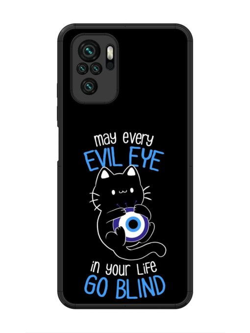 May every evil eye in your life go blind Glossy Metal Phone Cover for Xiaomi Redmi Note 10 Zapvi