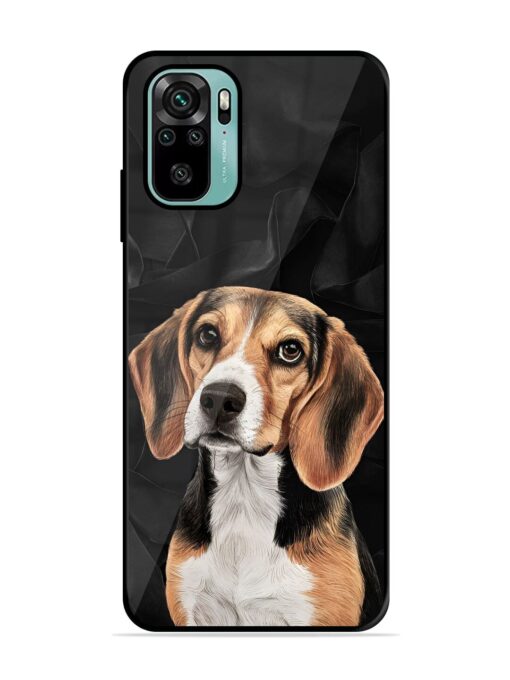 Beagle Portrait Glossy Metal Phone Cover for Xiaomi Redmi Note 10S Zapvi