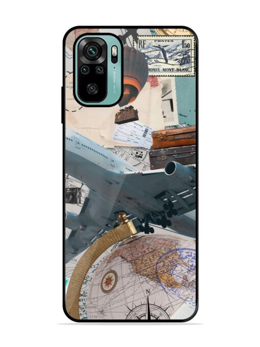 Adventure Awaits Glossy Metal Phone Cover for Xiaomi Redmi Note 10S Zapvi