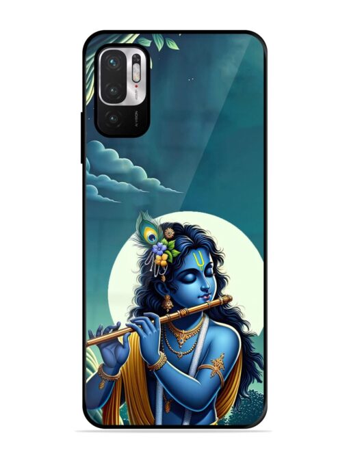 Krishna's Divine Flute Glossy Metal Phone Cover for Xiaomi Redmi Note 10T (5G)