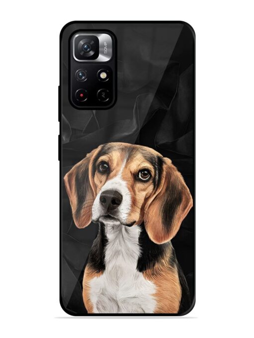 Beagle Portrait Glossy Metal Phone Cover for Xiaomi Redmi Note 11T (5G) Zapvi