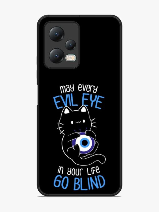 May every evil eye in your life go blind Glossy Metal Phone Cover for Xiaomi Redmi Note 12 (5G) Zapvi