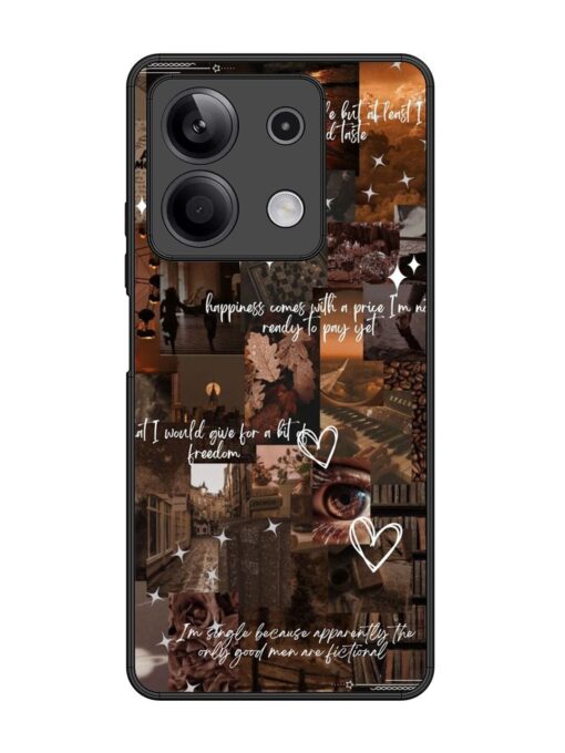 Melancholy Aesthetic Glossy Metal Phone Cover for Xiaomi Redmi Note 13 (5G) Zapvi