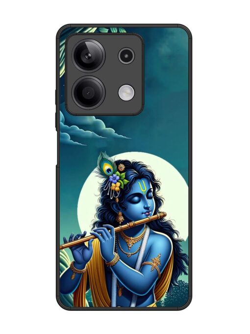 Krishna's Divine Flute Glossy Metal Phone Cover for Xiaomi Redmi Note 13 (5G) Zapvi