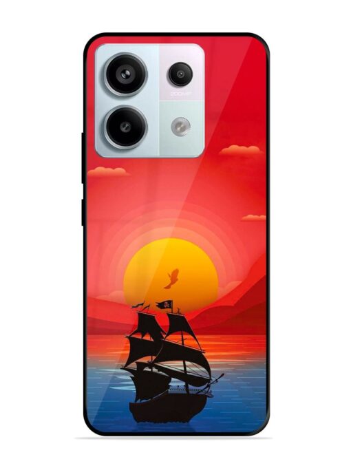 Sunset Sail Glossy Metal Phone Cover for Xiaomi Redmi Note 13 Pro (5G)