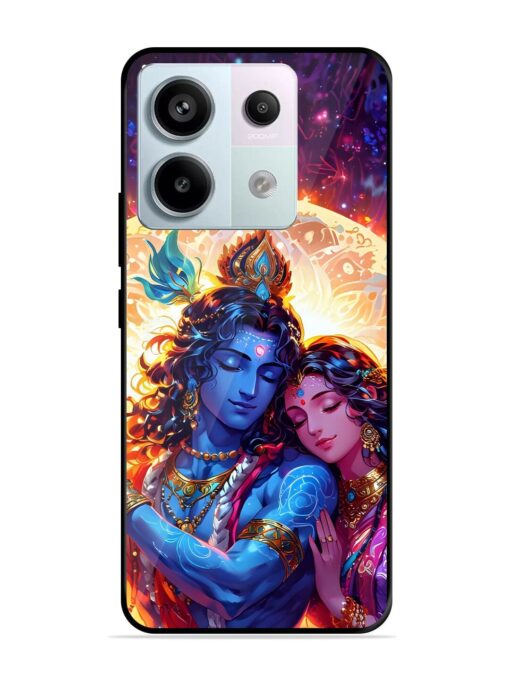 Radha Krishna Art Glossy Metal Phone Cover for Xiaomi Redmi Note 13 Pro (5G) Zapvi