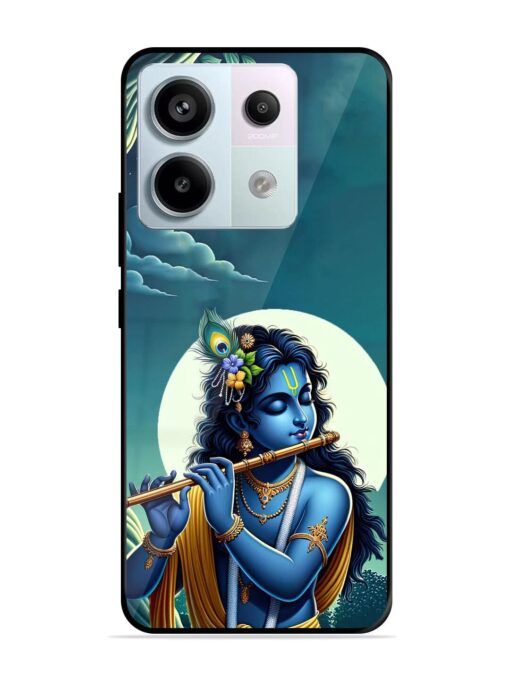 Krishna's Divine Flute Glossy Metal Phone Cover for Xiaomi Redmi Note 13 Pro (5G)