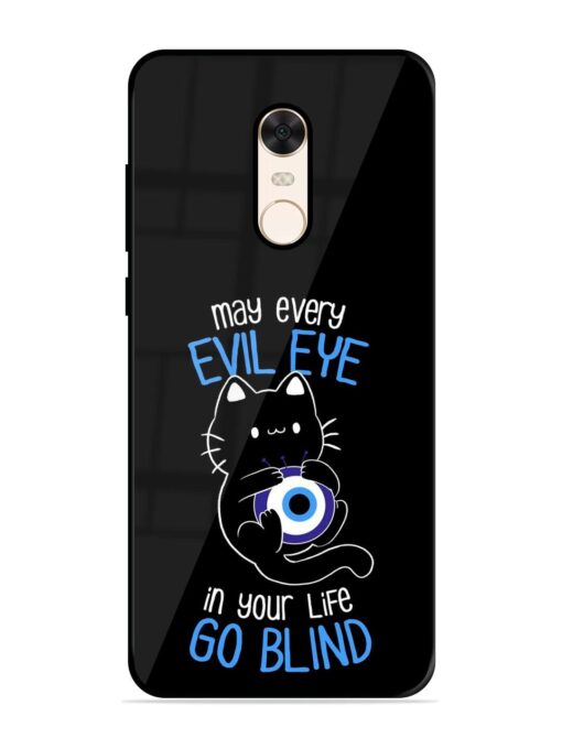 May every evil eye in your life go blind Glossy Metal Phone Cover for Xiaomi Redmi Note 5 Zapvi