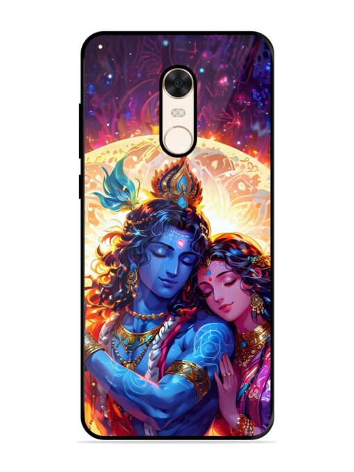 Radha Krishna Art Glossy Metal Phone Cover for Xiaomi Redmi Note 5 Zapvi