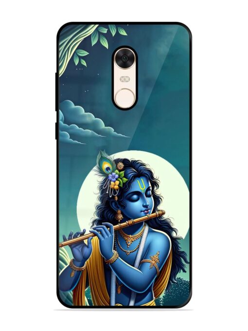 Krishna's Divine Flute Glossy Metal Phone Cover for Xiaomi Redmi Note 5 Zapvi