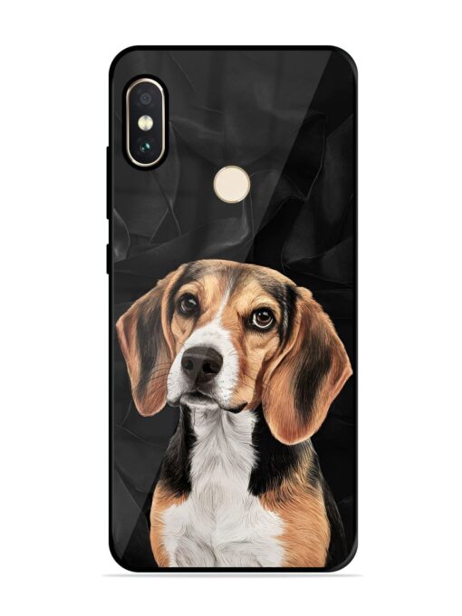 Beagle Portrait Glossy Metal Phone Cover for Xiaomi Redmi Note 5 Pro Zapvi