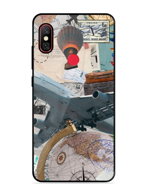 Adventure Awaits Glossy Metal Phone Cover for Xiaomi Redmi Note 6 Pro Zapvi