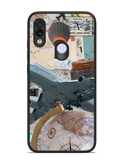 Adventure Awaits Glossy Metal Phone Cover for Xiaomi Redmi Note 7 Zapvi