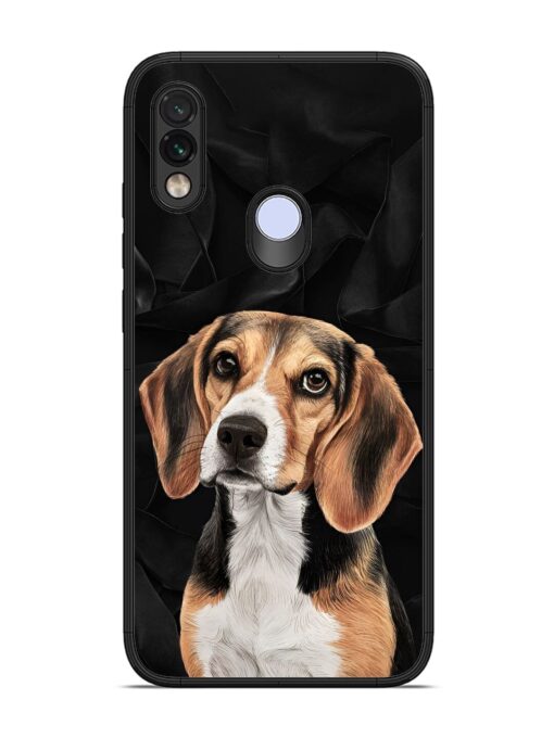 Beagle Portrait Glossy Metal Phone Cover for Xiaomi Redmi Note 7S Zapvi