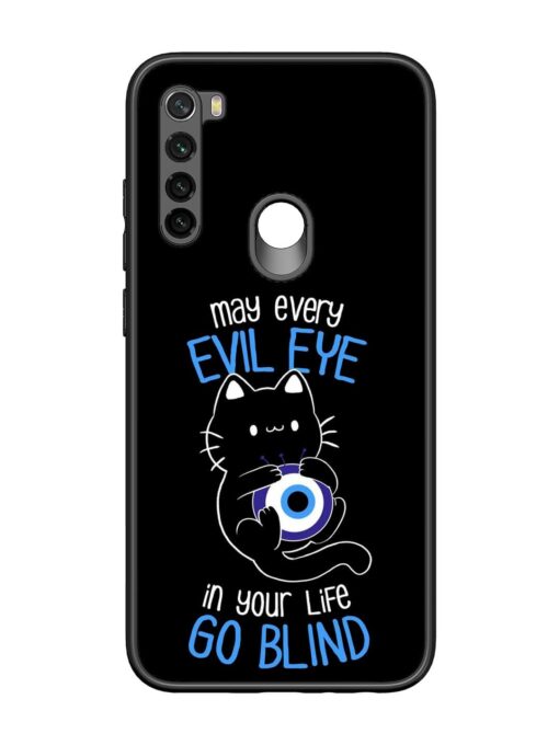 May every evil eye in your life go blind Glossy Metal Phone Cover for Xiaomi Redmi Note 8 Zapvi