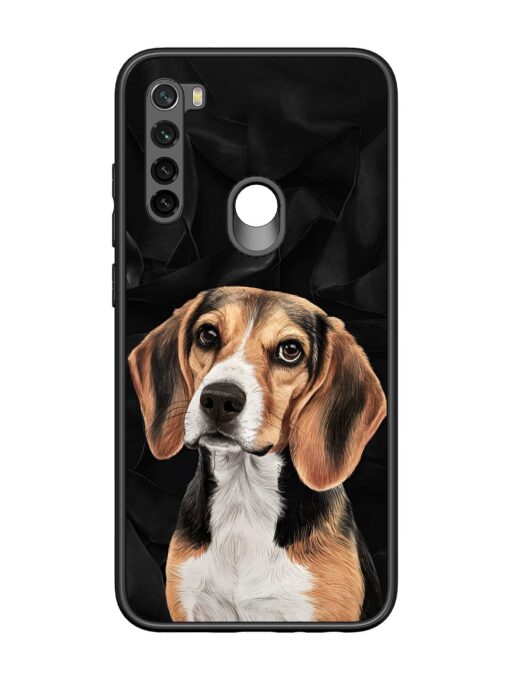 Beagle Portrait Glossy Metal Phone Cover for Xiaomi Redmi Note 8 Zapvi