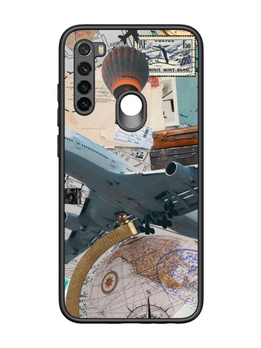 Adventure Awaits Glossy Metal Phone Cover for Xiaomi Redmi Note 8 Zapvi