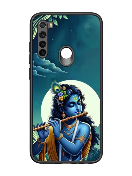 Krishna's Divine Flute Glossy Metal Phone Cover for Xiaomi Redmi Note 8 Zapvi