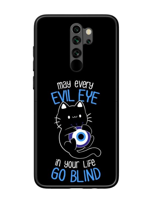 May every evil eye in your life go blind Glossy Metal Phone Cover for Xiaomi Redmi Note 8 Pro