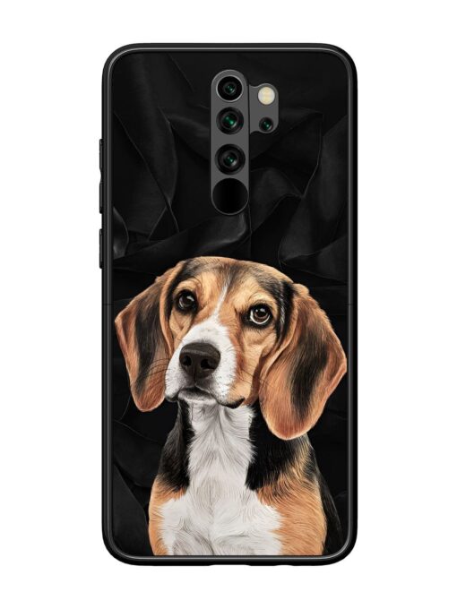 Beagle Portrait Glossy Metal Phone Cover for Xiaomi Redmi Note 8 Pro