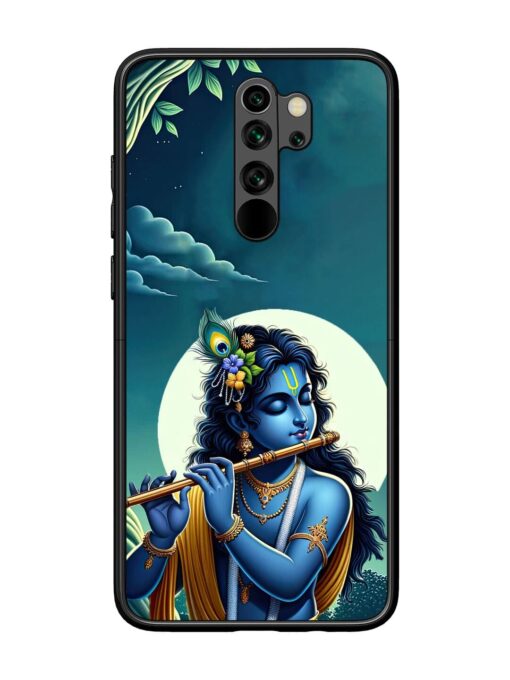 Krishna's Divine Flute Glossy Metal Phone Cover for Xiaomi Redmi Note 8 Pro