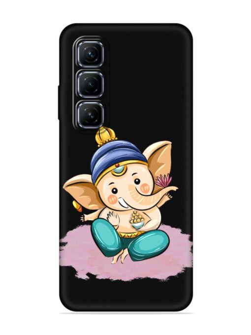 Bal Ganesh Vector Art Embossed Soft Silicone Case for Infinix Hot 50 (5G) Zapvi