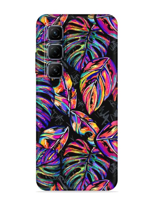 Tropical Seamless Vector Embossed Soft Silicone Case for Infinix Hot 50 (5G)