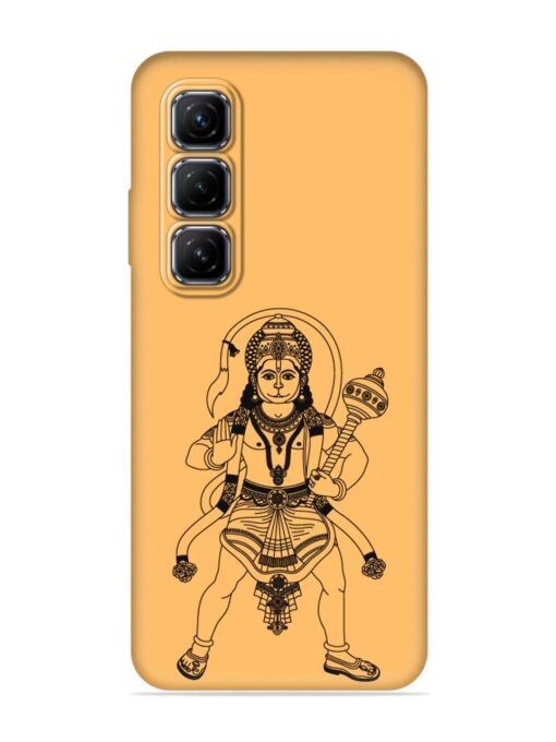 Indian God Hanuman Embossed Soft Silicone Case for Infinix Hot 50 (5G)