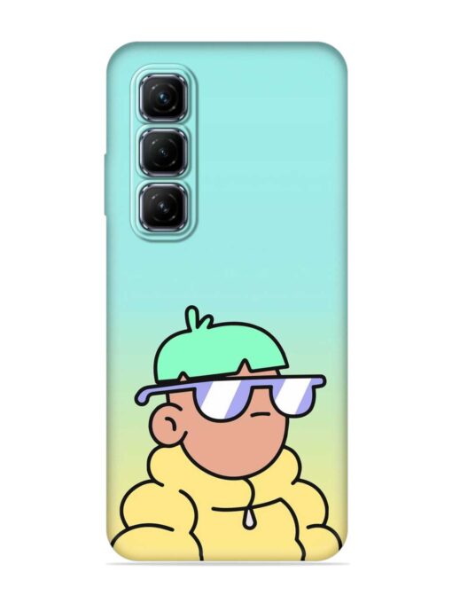 Doodles Cool Character Embossed Soft Silicone Case for Infinix Hot 50 (5G) Zapvi