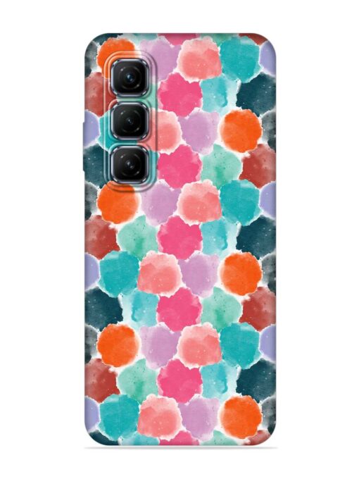 Colorful Seamless Pattern Embossed Soft Silicone Case for Infinix Hot 50 (5G) Zapvi