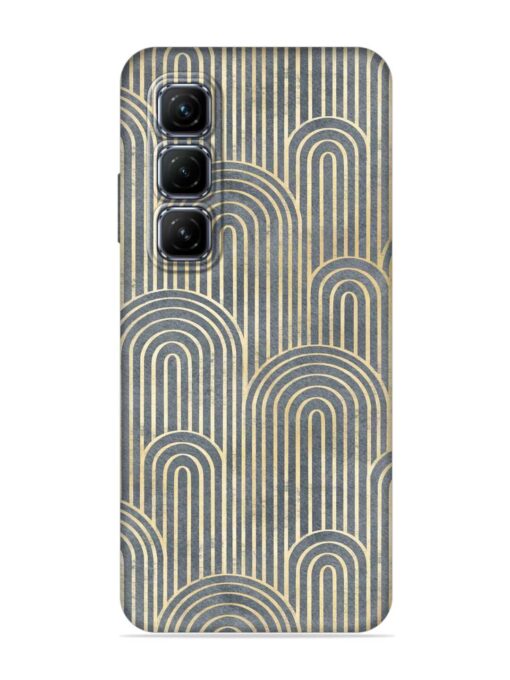 Art Deco Style Embossed Soft Silicone Case for Infinix Hot 50 (5G) Zapvi